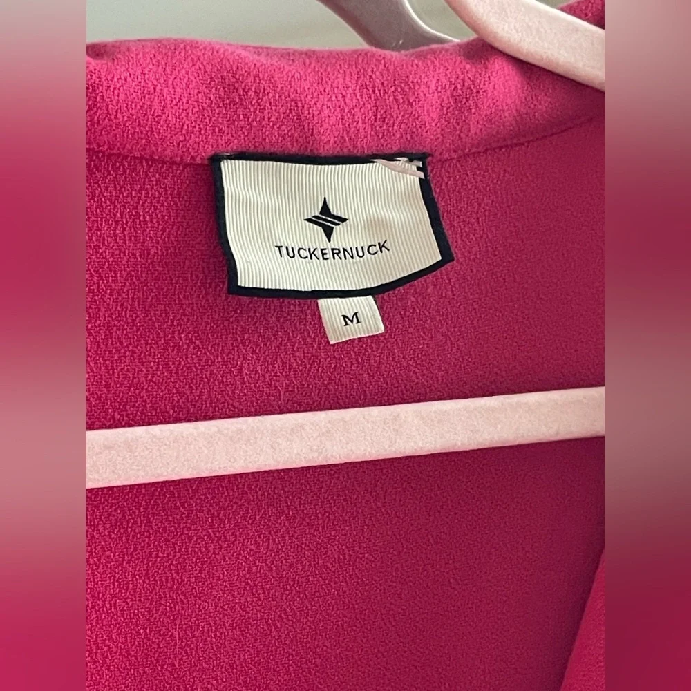 TUCKERNUCK Fuchsia Stretch Crepe Avery Dress - Picture 5 of 15